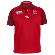 Canterbury England Rugby World Cup Alternate Classic Men's Short Sleeve Shirt Red