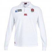 Canterbury England Rugby World Cup Home Classic Men's Long Sleeve Shirt White