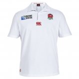 Canterbury England Rugby World Cup Home Classic Men's Short Sleeve Shirt White