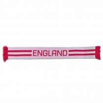 England Supporters Acrylic Scarf White