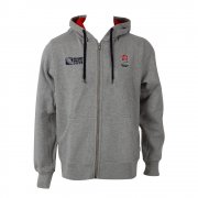 Men's England No. 15 Zip Hoody Grey