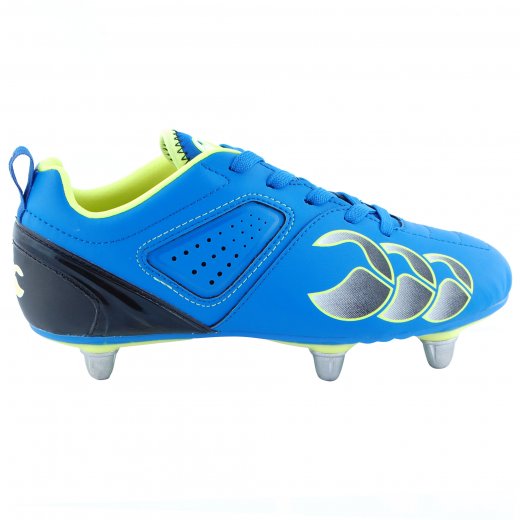 Canterbury Phoenix Club 6 Stud Junior Rugby Boot Blue