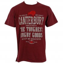 Canterbury Rugby Goods Men's Tee Dark Red