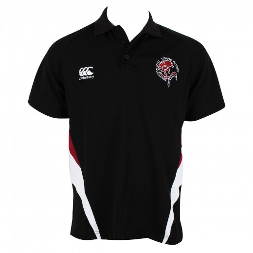 Canterbury Taunton Titans Rugby Football Club Polo Black