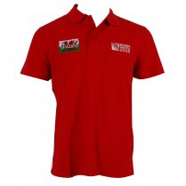 Canterbury Wales RWC 2015 Men's Polo Red