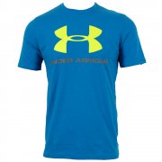 Under Armour Charged Cotton Men's Sportstyle Logo Tee Blue