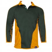 Dulverton Middle School Reversible Rugby Top Green Sizes 30-36