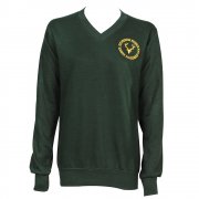 Dulverton Middle School V-Neck Sweatshirt Green Sizes S-L