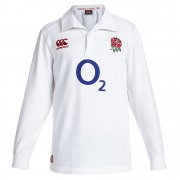 Canterbury England Kid's Home Classic Long Sleeve Shirt White