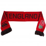 Canterbury England Rugby Acrylic Scarf Red