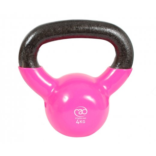 Fitness Mad Kettlebell 4kg Pink