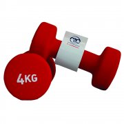 Fitness Mad Neoprene Dumbells 4kg Red