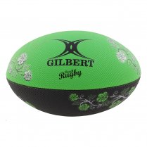 Gilbert Beach Rugby Ball Green & Black