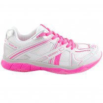 Gilbert Blaze X4 Women's Netball Shoe White & Pink