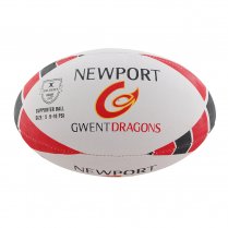 Gilbert Newport Gwent Dragons Supporter Ball White