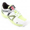 Gray Nicolls Velocity Junior Cricket Spiked Shoe White & Light Green