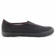 Reydon Gusset Kids Plimsolls Black