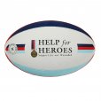 Help For Heroes Rugby Ball White