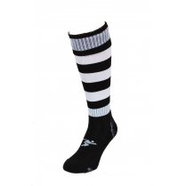 Reydon Hooped Pro Kid's Football Socks Black/White 