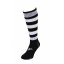 Hooped Pro Kid's Football Socks Black/White 