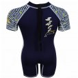 Jakabel Boy's Shorty Sunsuit Dolphin Navy