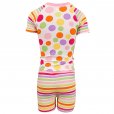 Jakabel Kid’s UV Sun Protection Polka Dots Set Pink