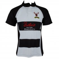 Kit Designer Minehead Barbarians Rugby Football Club Men's Jersey Black & White