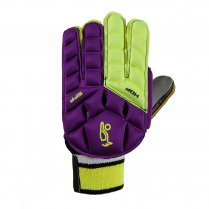 Kookaburra Blockade Hockey Glove Purple & Yellow