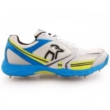 Kookaburra Men's Pro 750 Spike Cricket Shoe White/Blue