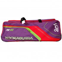 Kookaburra Pro 400 Cricket Wheelie Bag Purple & Red