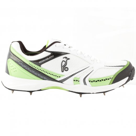 Kookaburra Pro 500 Dual Option Senior Cricket Shoes White & Green