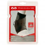 McDavid Level 2 Ankle Support w/Figure- 8 Straps Black