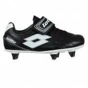 Lotto Spider VII Soft Ground Football Boots Velcro Black