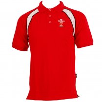 manav WRU Contrast Men's Polo Red