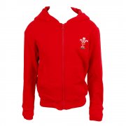 manav WRU Full Zip Kids Hoody Red