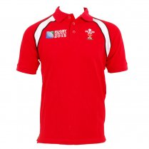 manav WRU Men's RWC 2015 Contrast Polo Red