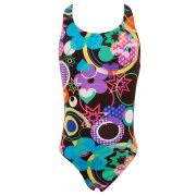 Maru Party Pacer Rave Back Girls Swimming Costume Multi 