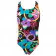 Maru Party Pacer Rave Back Girls Swimming Costume Multi