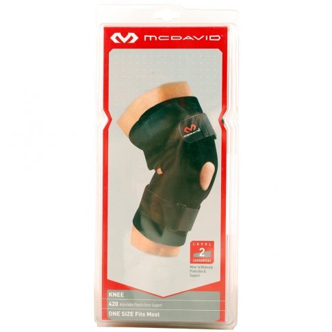 McDavid Level 2 Adjustable Patella Knee Support Black