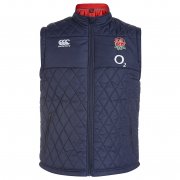 Canterbury Men's England Padded Gilet Blue