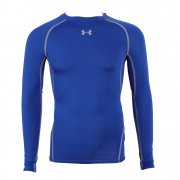 Under Armour Men's HeatGear® Armour Long Sleeve Compression Shirt Blue