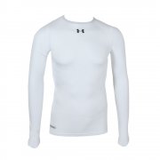 Men's Heatgear Sonic Compression Longsleeve T-Shirt White