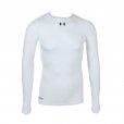 Under Armour Men's Heatgear Sonic Compression Longsleeve T-Shirt White