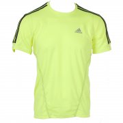 Men's Response 3-Stripe Short Sleeve Tee Yellow