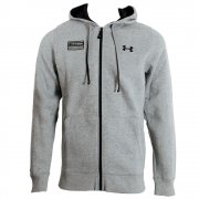 Under Armour Men's Storm Cotton Full Zip Hoody Light Grey