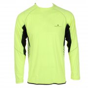 Men's Vizion Longsleeve Crew Tee Yellow