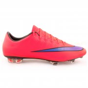 Nike Mercurial Vapor X Firm Ground Boots Red