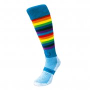 WackySox Micro Hoops Double Rainbow Socks Multi Large