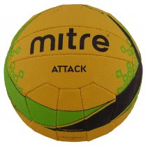 Mitre Attack Netball Yellow 