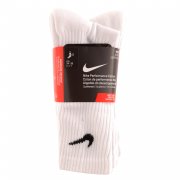 Nike 3 Pack Cushion Crew Youth Socks White